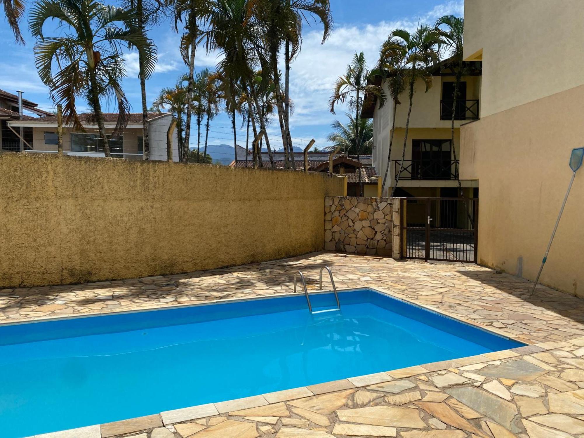 Triplex Piscina Churrasqueira Lava E Seca Wi-Fi E 2 Tvs Em Condominio Com 90M2 No Centro De Ubatuba Eksteriør bilde