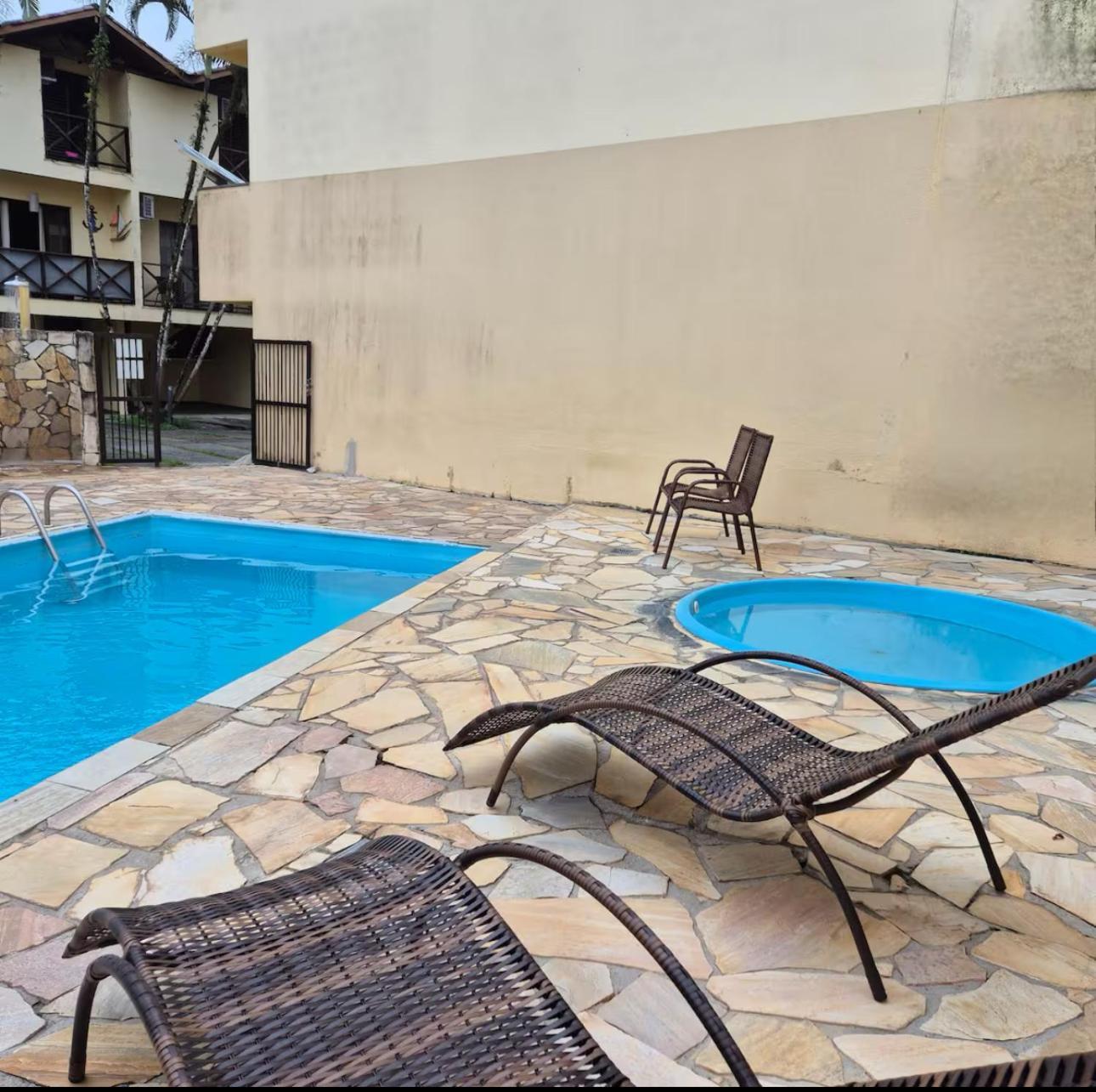 Triplex Piscina Churrasqueira Lava E Seca Wi-Fi E 2 Tvs Em Condominio Com 90M2 No Centro De Ubatuba Eksteriør bilde